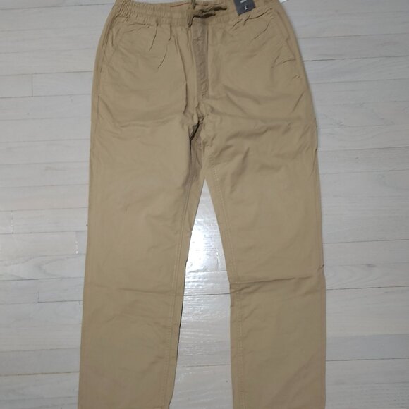 Vans Range Elastic Relaxed Fit Drawstring Skater Khaki Pants Men’s sz. Large NWT - Picture 7 of 7